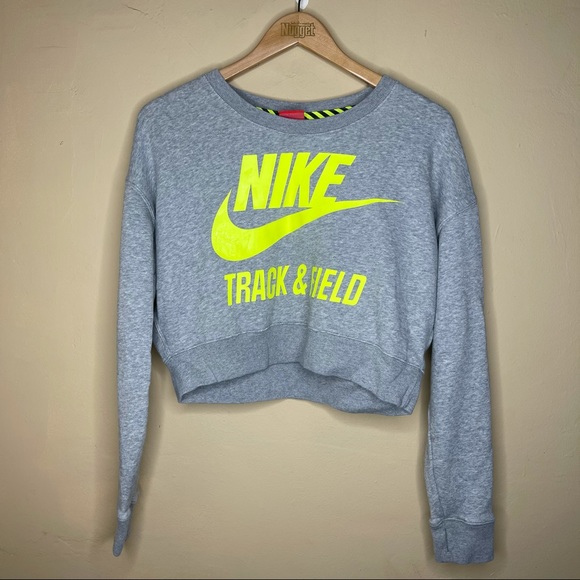 Nike Sweaters - Nike Track and Field Crop Sweater